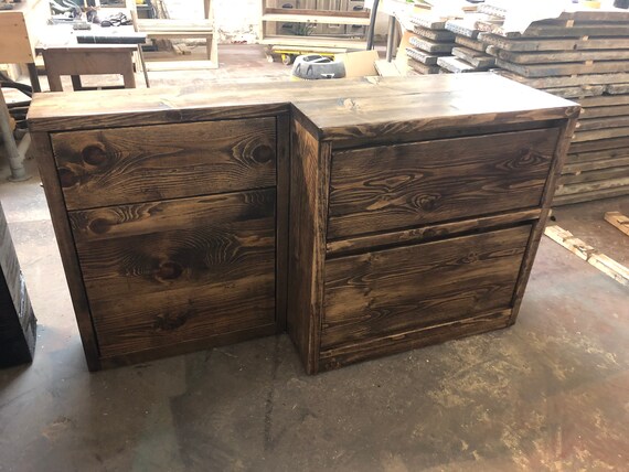 Settle - Concealed Cistern Unit | Reclaimed Bathroom Unit | Wooden Bathroom Cabinet |