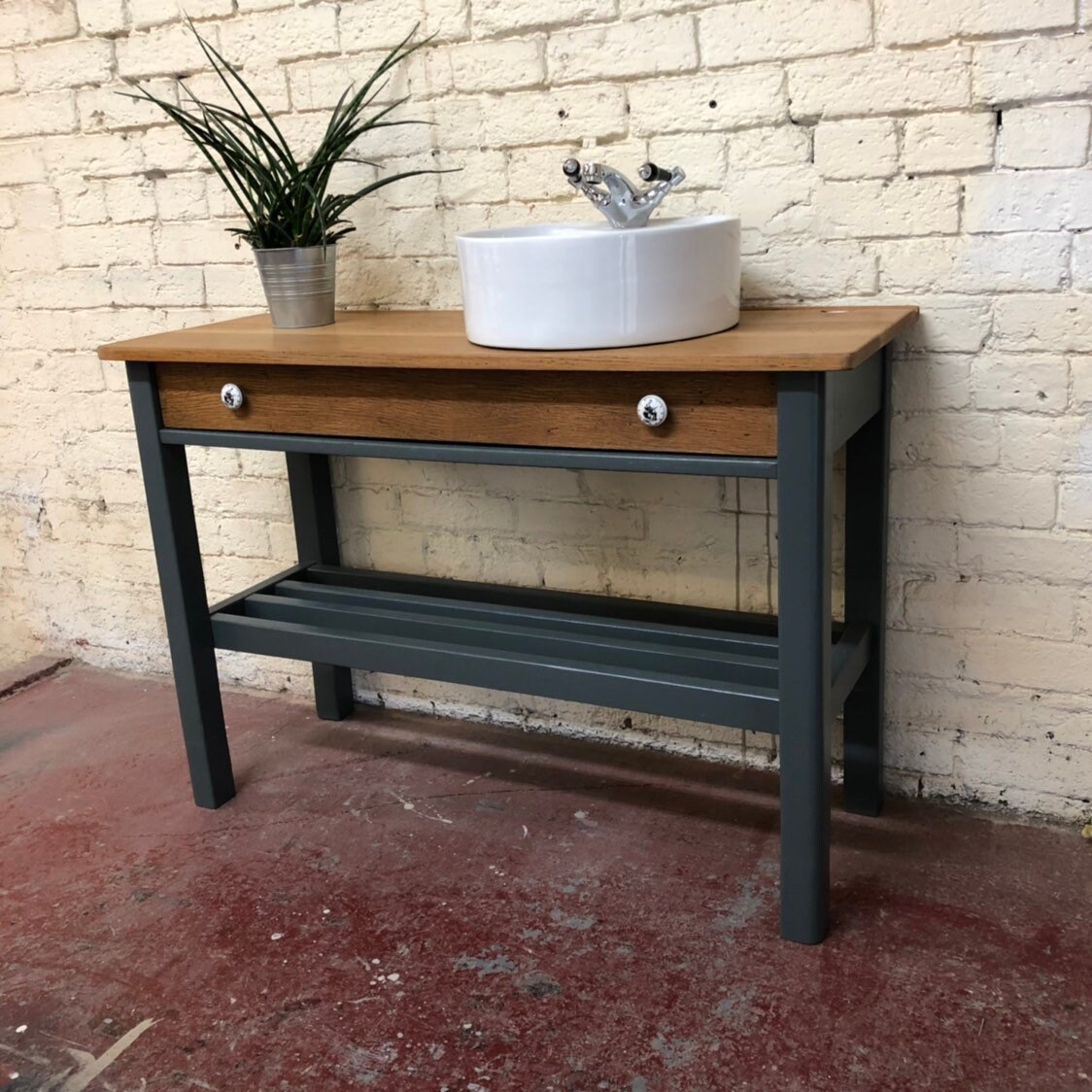 In Stock Ready To Ship Vintage Oak School Desk