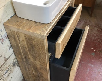FULHAM | Handmade Reclaimed Timber Bathroom Furniture