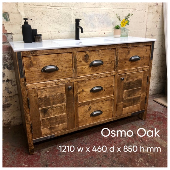 BROADWAY Handmade Bathroom Furniture Bathroom Cabinet Rustic