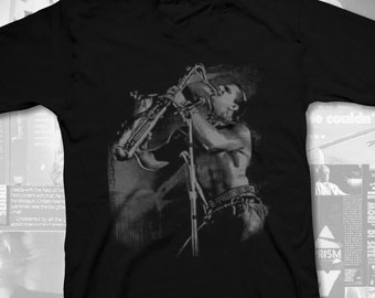 Lost Boys Sax T-Shirt: Hand-Printed Cult Classic Tee