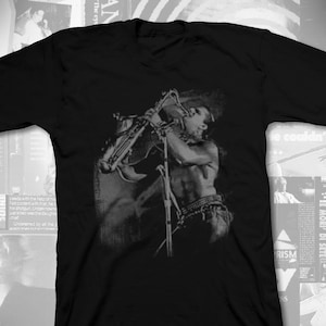 lost boys - sax - i still believe - soft style tshirt - hand printed - cult classic