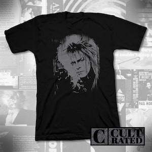 labyrinth - jareth - black t-shirt - david bowie - RIP