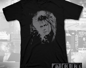 Labyrinth T-Shirt: Jareth, David Bowie, Hand-Printed Cult Classic