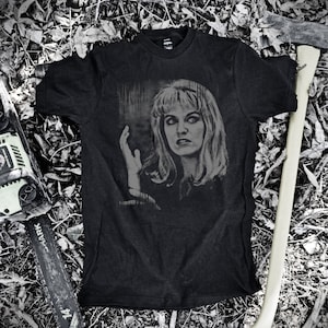twin peaks tshirt - laura palmer tshirt - soft style tshirt - hand printed - cult classic