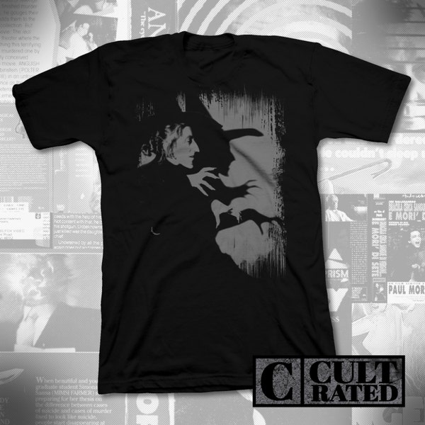 Wicked Witch T-Shirt: Wizard of Oz -  Hand-Printed Cult Classic - Wicked