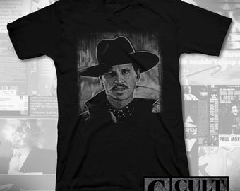 Val Kilmer Doc Holliday Tombstone T-Shirt - Hand Printed Cult Classic