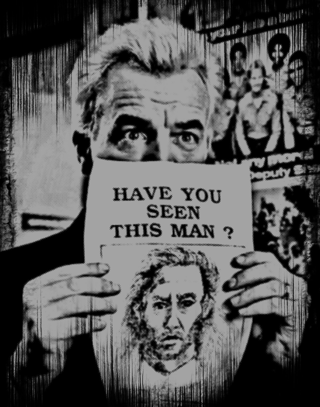 Twin Peaks Leland Palmer, Have You Seen This Man, Bob, Black Shirt