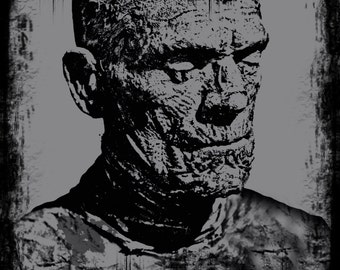 the mummy - horror - black t-shirt - boris karloff