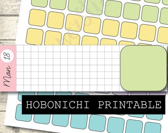Hobonichi Weeks Stickers Printable - Etsy