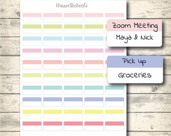 Pastel Event Planner Stickers: Erin Condren, Happy Planner (Digital Download)