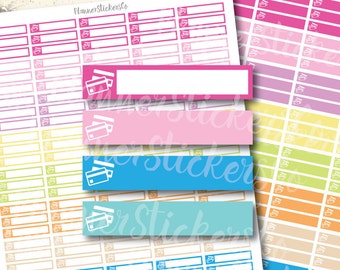Credit Card Payment Reminder Stickers: Erin Condren Planner (PDF + JPG)