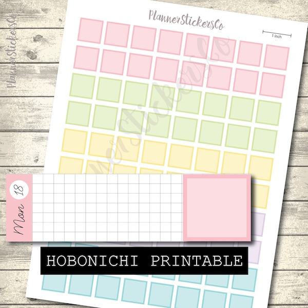 Free Hobonichi Weeks Stickers Printable - Etsy