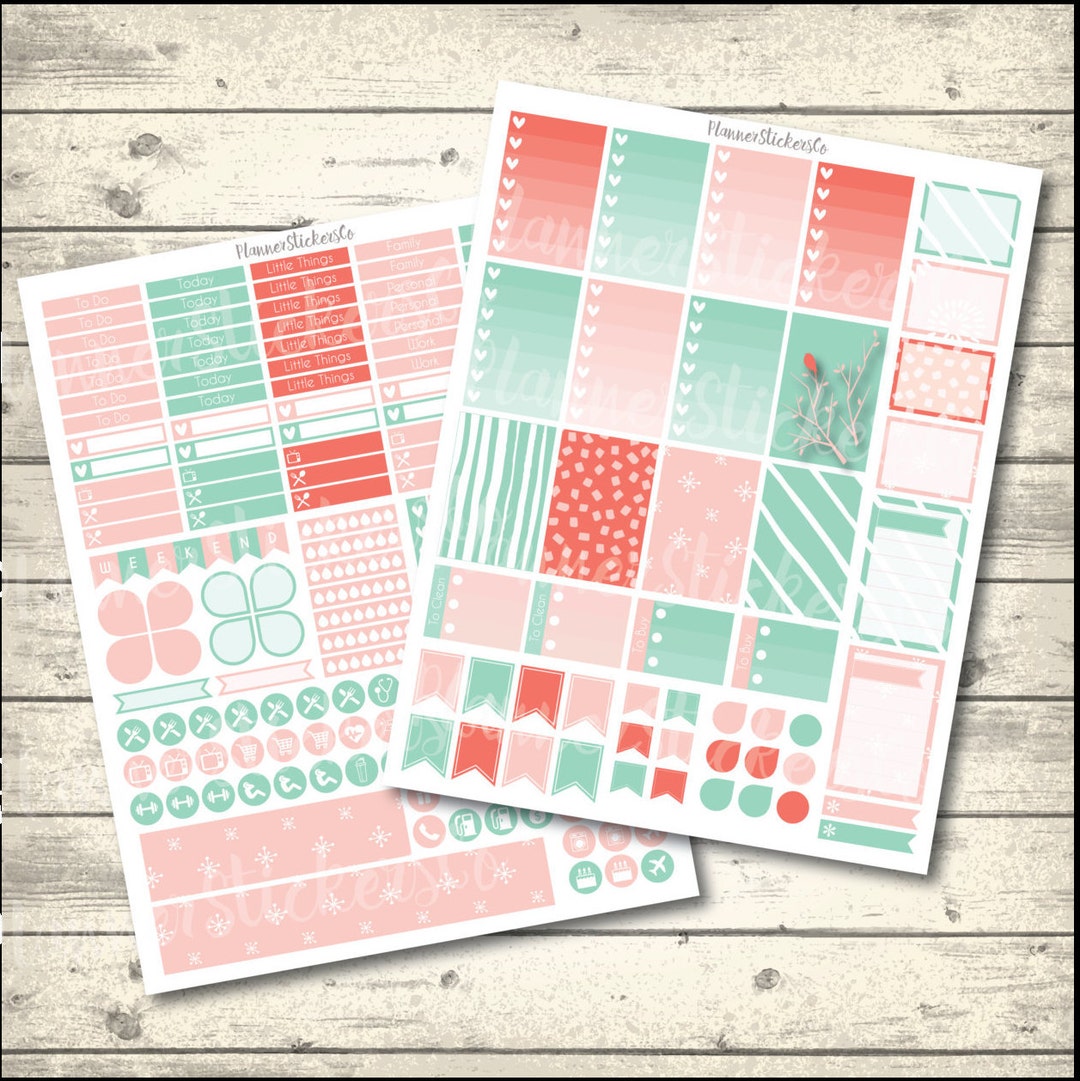 MAMBI Happy Planner, Weekly Printable Kit, Planner Stickers Weekly ...
