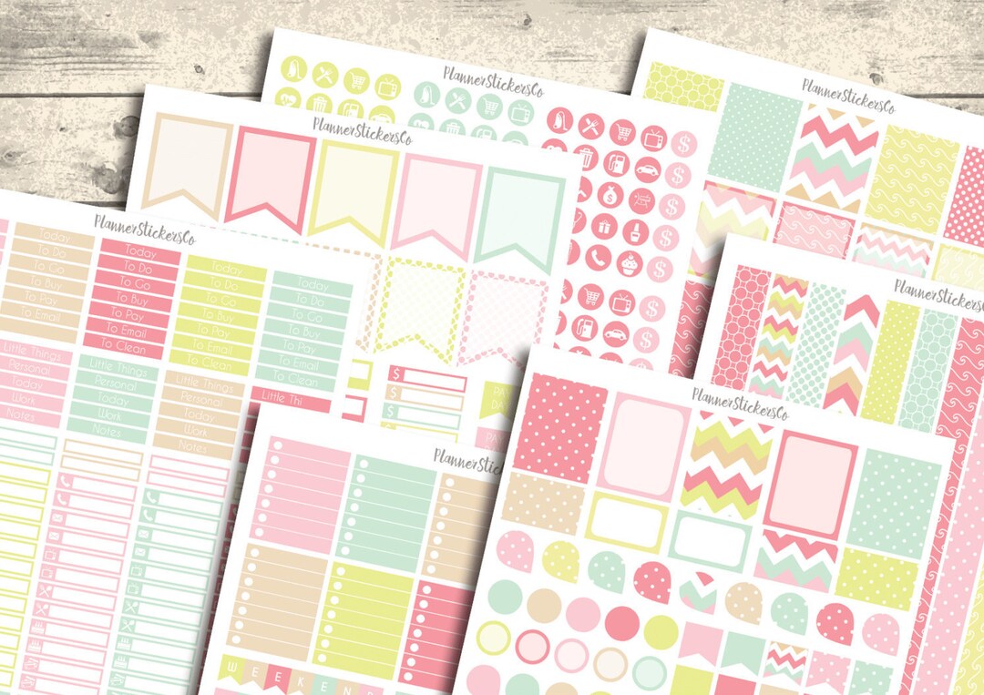 Monthly Kit Printable Planner Stickers, Erin Condren Planner Stickers ...