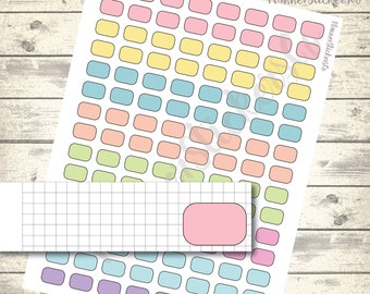 Hobonichi Weeks Printable, Hobonichi Mini Functional Boxes, FREE Silhouette Cut files