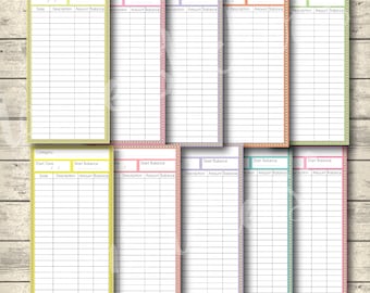 Cash Envelope Inserts: Budget & Spending Tracker (PDF)