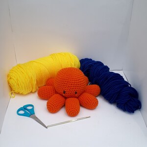 Crochet Amigurumi Octopus fun handmade stuff animal plush toy