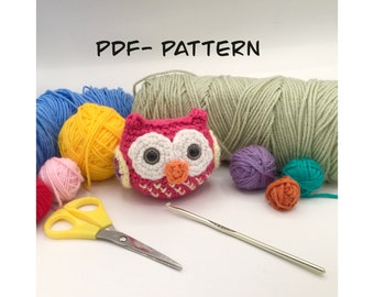 Crochet Pattern, Amigurumi Owl PDF Pattern