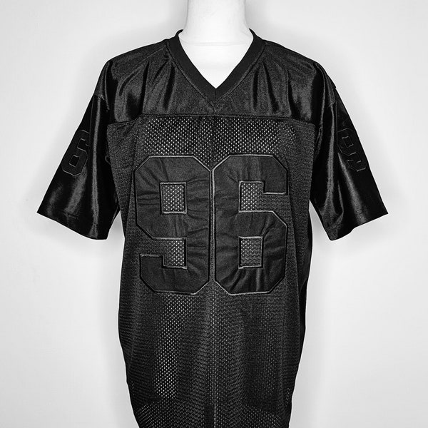 NFL All Black Embroidery American Football Jersey