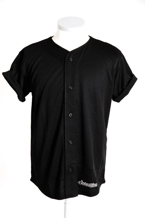 plain button up baseball jerseys