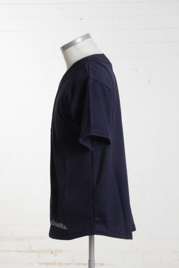 Scarcewear Signature Plain Navy Blue Baseball Jersey Shirt Etsy