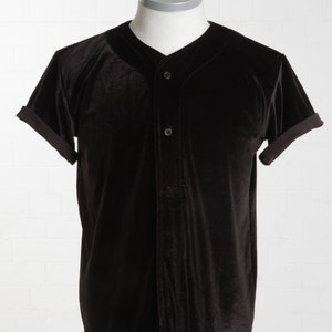 plain black baseball jersey