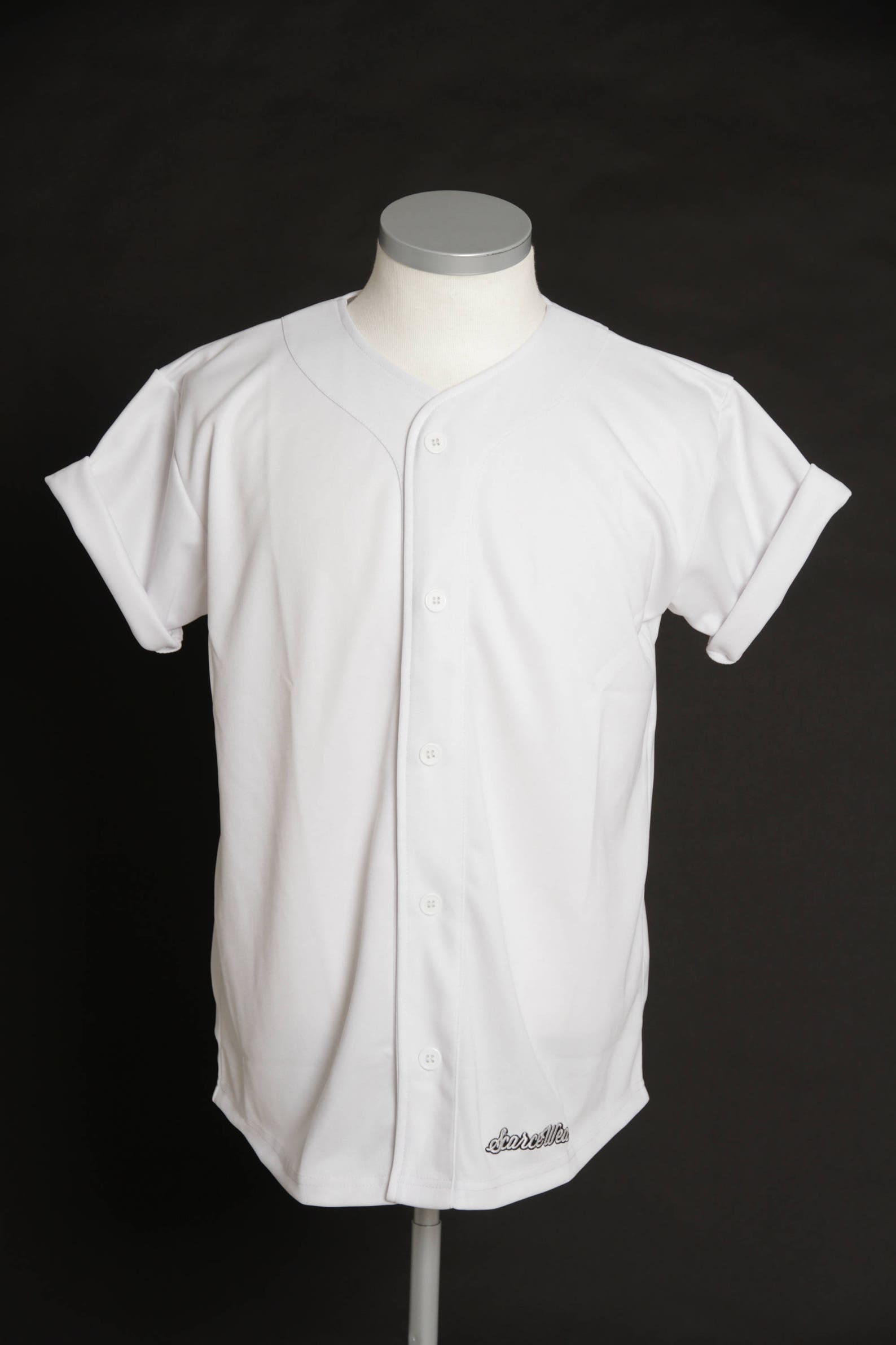Scarcewear Kids Plain White Baseball Jersey Shirt Etsy