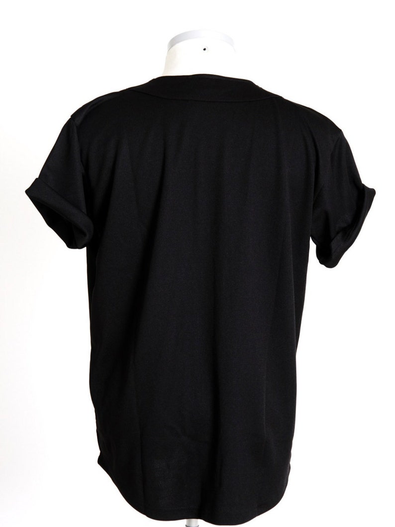 Scarcewear Signature Plain Black Baseball Jersey Shirt Size - Etsy UK