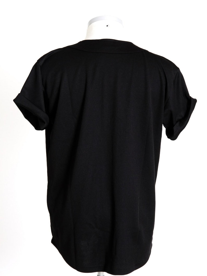 Scarcewear Signature Plain Black Baseball Jersey Shirt Size Etsy UK
