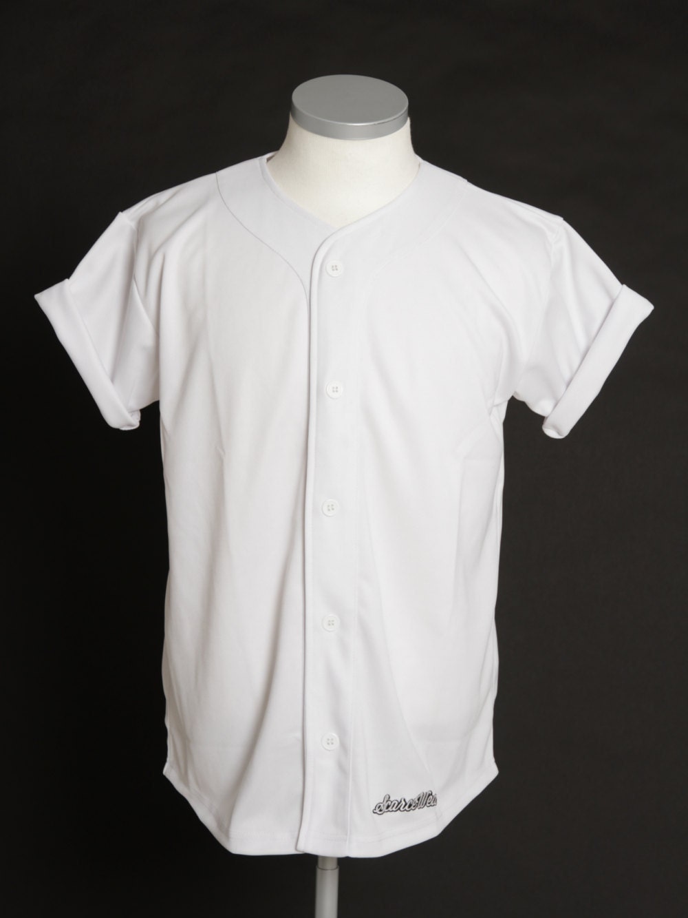 Scarcewear signature mens plain white baseball jersey shirt Etsy