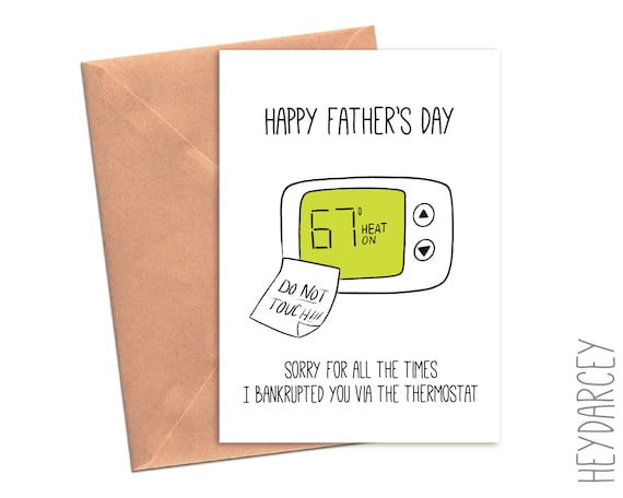 Printable Fathers Day Card Funny Fathers Day Card Happy - Etsy