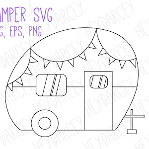 Camper SVG, Camper SVG for Cricut, Camper Graphic, Camper Clipart, Camper Printable