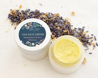 Raspberry + Kukui + Carrot seed Day Face Moisturiser |Hydrating Face Cream | Natural Skincare, Gifts for Her | Beauty products