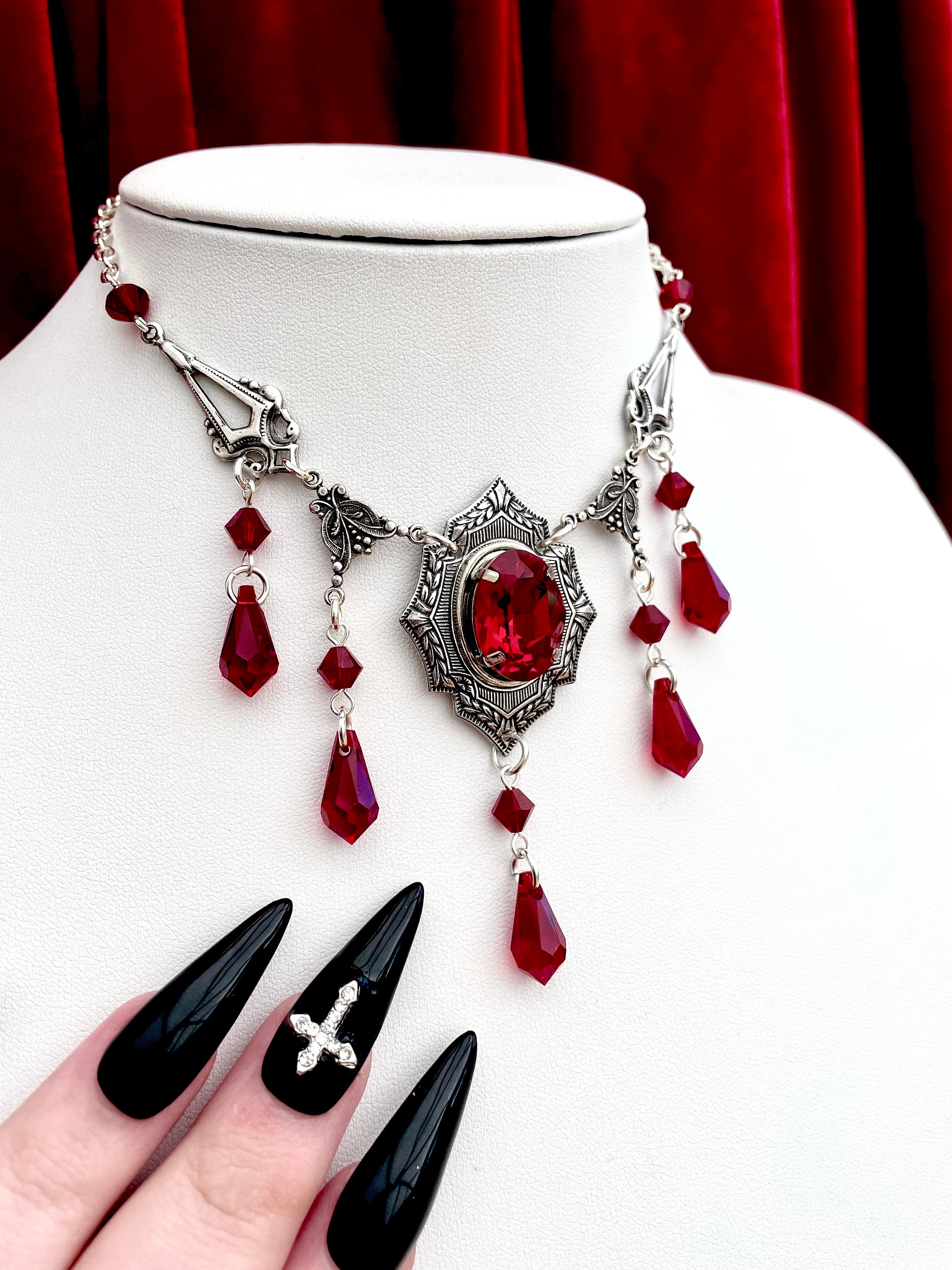 Vampire Bite Choker – Rebeca Mojica Jewelry