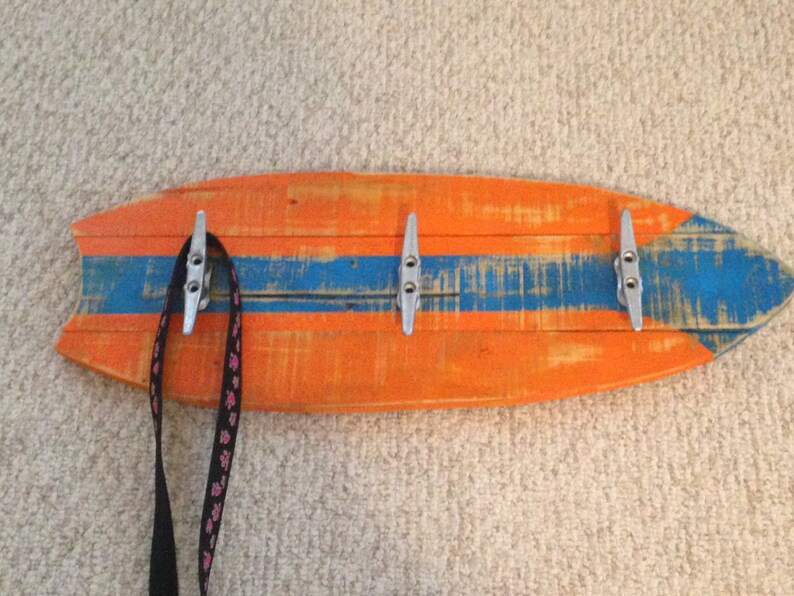 Surfboard towel rack coat rack clothes rack Surf Clothes Etsy