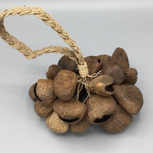 Handcrafted Sacred Chestnut Rattle/ Shaker... Beautiful Percussion Instrument With An Amazing Voice