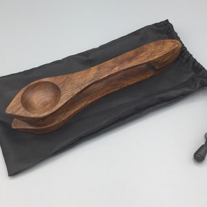 Medium Handmade Rosewood, Traditional, Wooden Musical Spoons Instrument