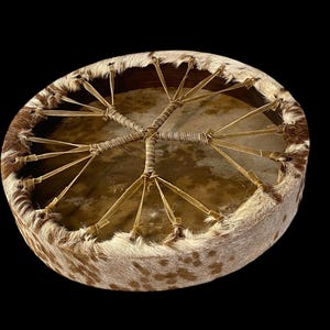 16&quot; Handcrafted Viking-Style Goat Skin Drum | Shamanic Frame Drum for Rituals and Reenactments