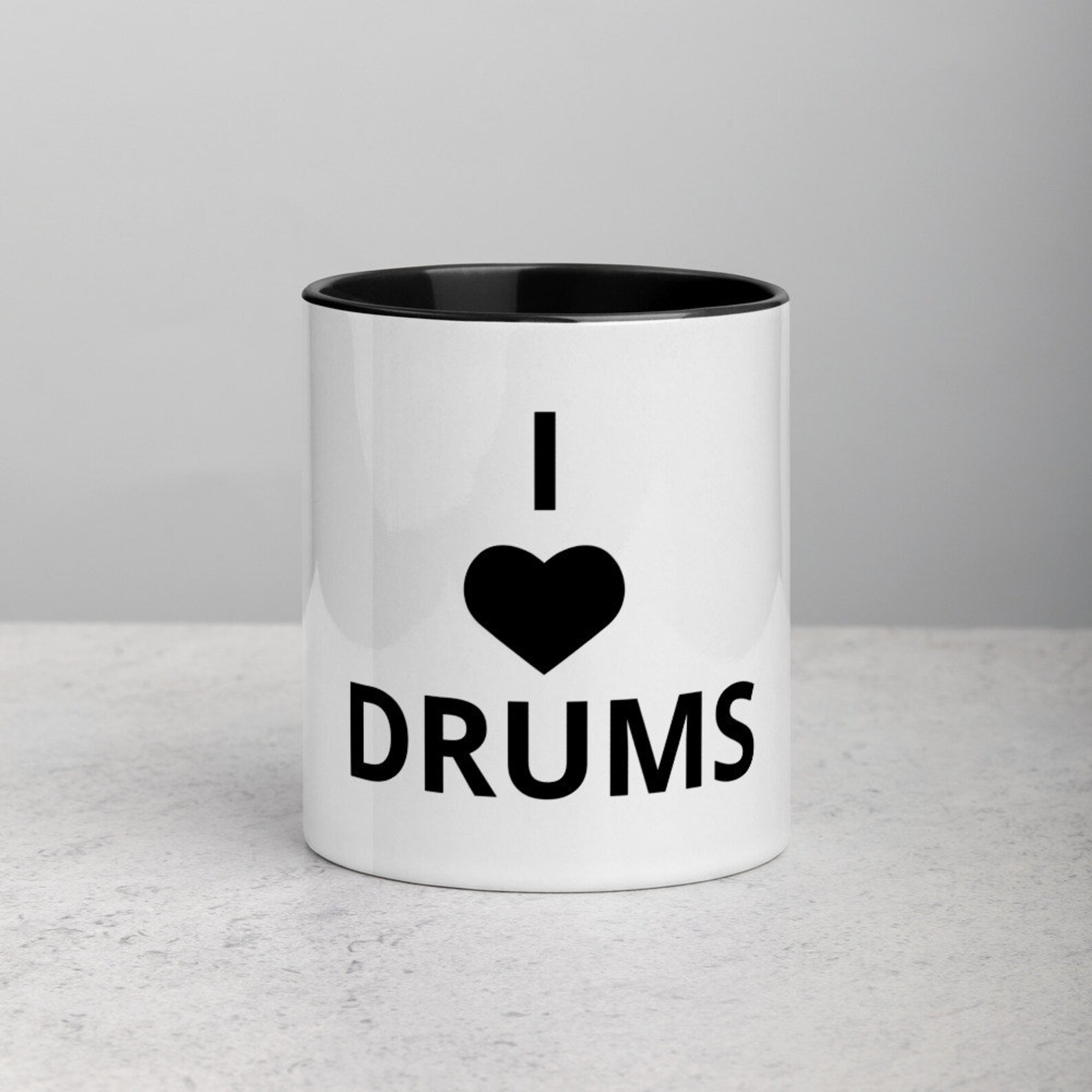 Drummer's mug gift for a drummer printed ceramic coffee Etsy