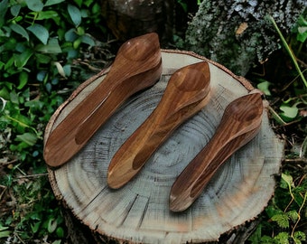 S, M, L Handmade Rosewood, Traditional, Wooden Musical Spoons Instrument