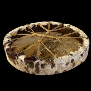 16&quot; Handcrafted Viking-Style Goat Skin Drum | Shamanic Frame Drum for Rituals and Reenactments