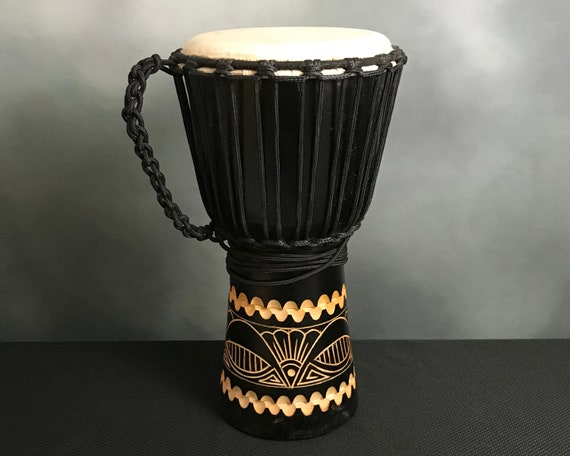 Djembe Power Drum - Natural Wood - African Heritage Collection