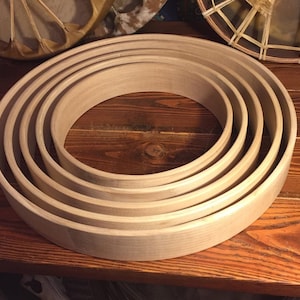 Handcrafted Ash Wood Shamanic Drum Hoops | Medicine Drum Frames for DIY Drum Making