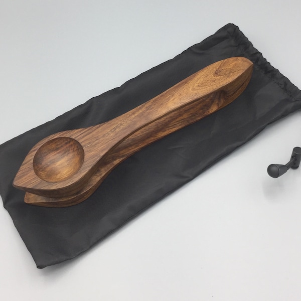 Large Handmade Rosewood, Traditional, Wooden Musical Spoons Instrument