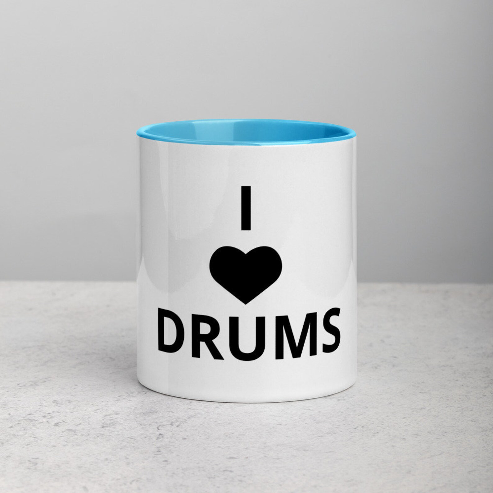 Drummer's mug gift for a drummer printed ceramic coffee Etsy