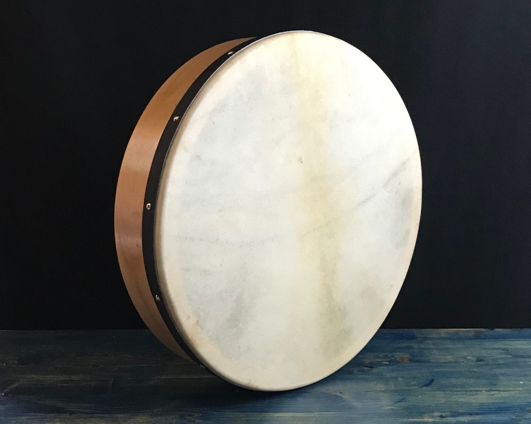 15 Inch. Tunable Aged Oak Bodhran With Beater