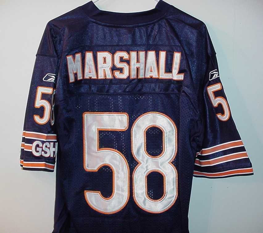Wilbert Marshall 1985 Chicago Bears Jersey Old Stock With Tags 