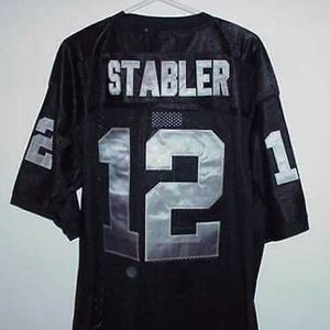 Ken Stabler Oakland Raiders Jersey Old Stock with tags