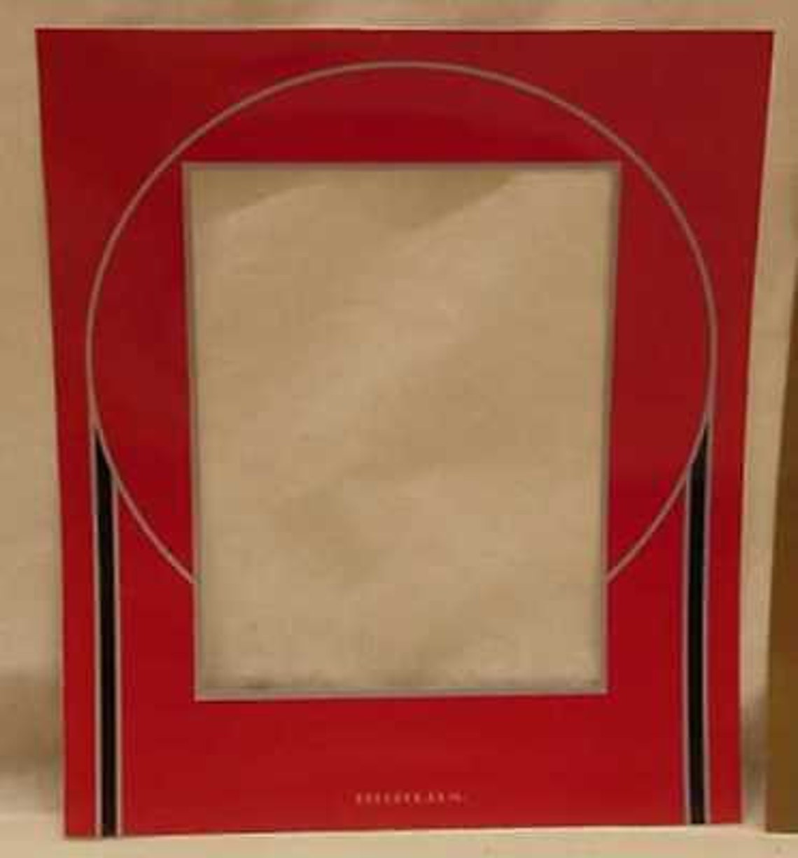 7 Art Deco Reverse Painted Picture Frame Mats LOT 3 Etsy